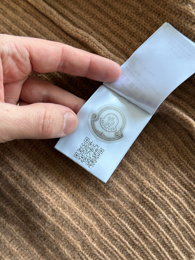 Moncler Tricot Cashmere Chunky Knit Zip Up Jumper / Cardigan (S)