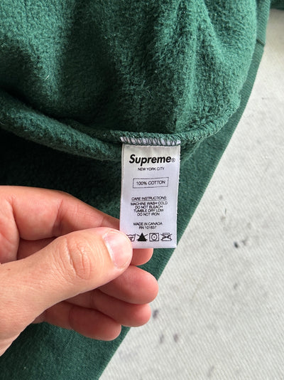 AW/16 Supreme World Famous 1/4 Zip Sweatshirt (L)