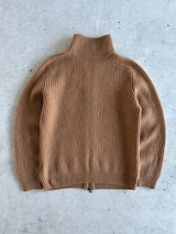 Moncler Tricot Cashmere Chunky Knit Zip Up Jumper / Cardigan (S)