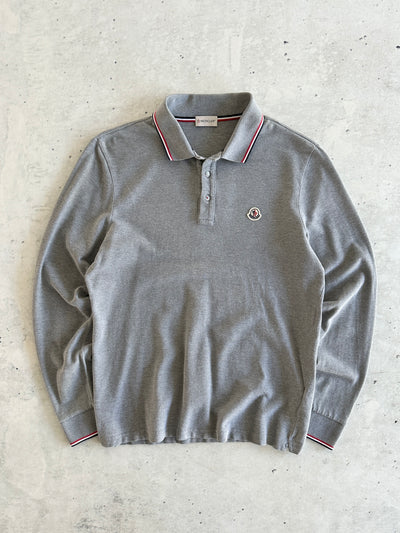Moncler Maglia Long Sleeve Polo Shirt (M)