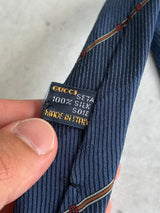 Vintage Gucci Silk Patterned Tie (One Size)