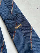 Vintage Gucci Silk Patterned Tie (One Size)