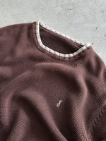 Vintage YSL Heavyweight Chunky Knit Crewneck Jumper (XXL)