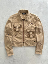 AW/03 Dolce & Gabbana Military parachute cargo Jacket (Women's M)
