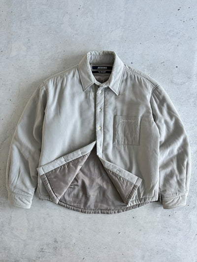 Jacquemus Le Splash Padded Button up Overshirt / Jacket (L)