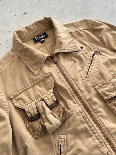 AW/03 Dolce & Gabbana Military parachute cargo Jacket (Women's M)