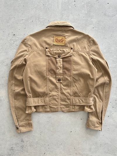 AW/03 Dolce & Gabbana Military parachute cargo Jacket (Women's M)