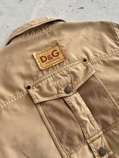 AW/03 Dolce & Gabbana Military parachute cargo Jacket (Women's M)