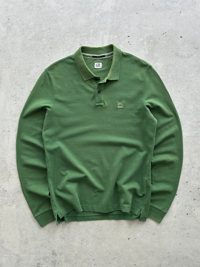CP Company Long Sleeve Polo Shirt (M)