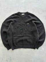 Vintage Chemise Lacoste Wool Crewneck Knit Jumper (XL)