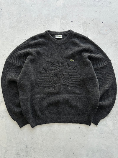Vintage Chemise Lacoste Wool Crewneck Knit Jumper (XL)
