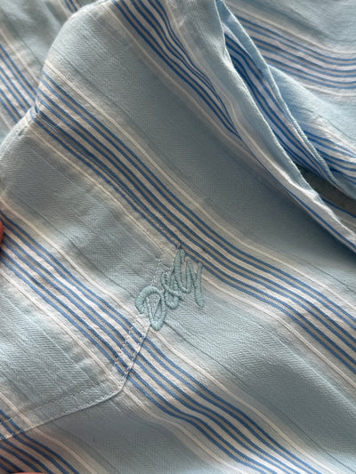 Brand New Dolce & Gabbana Vertical Stripe Long Sleeve Shirt (M)