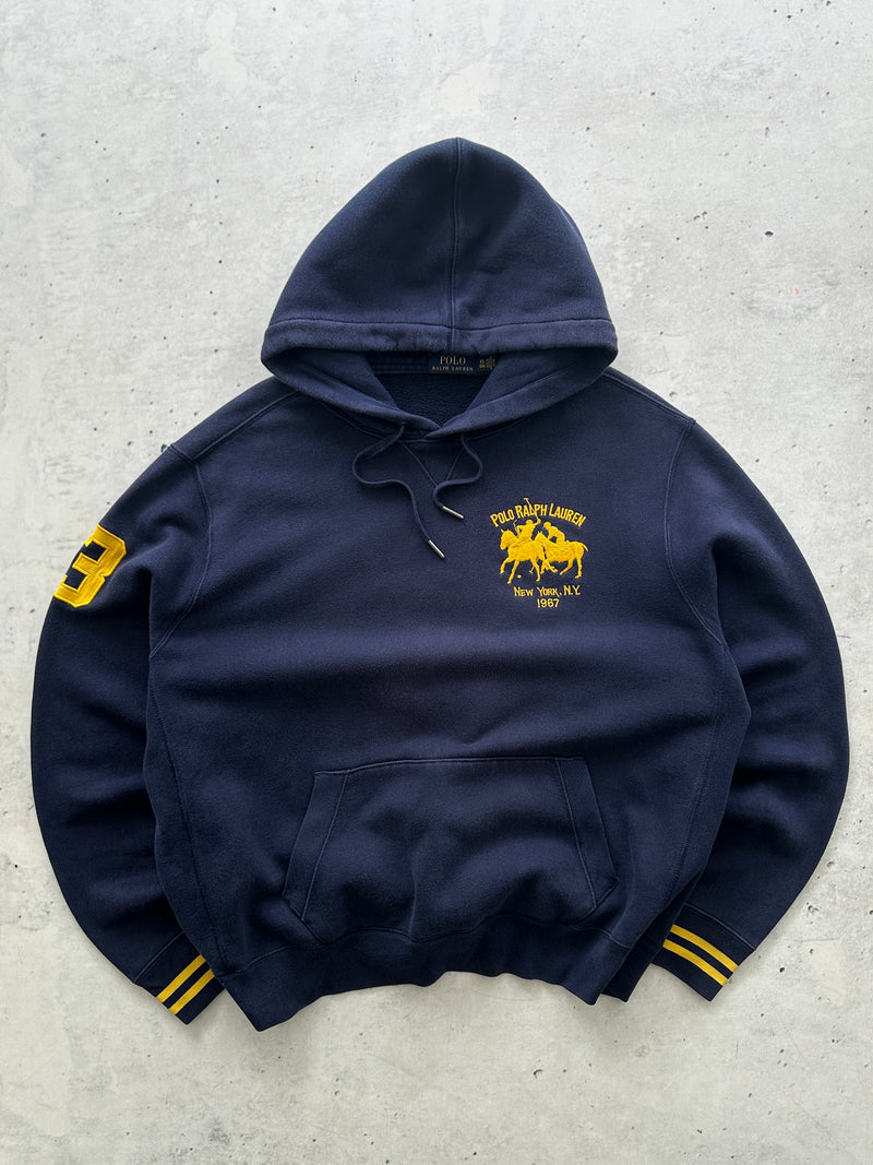Ralph Lauren Embroidered Logo Heavyweight Pullover Hoodie (XL)