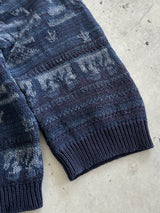 Ralph Lauren Western cowboy Crewneck Knit Jumper (XL)