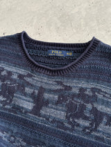 Ralph Lauren Western cowboy Crewneck Knit Jumper (XL)