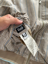 00's Dolce & Gabbana Checked Reversible Bomber Jacket (S)