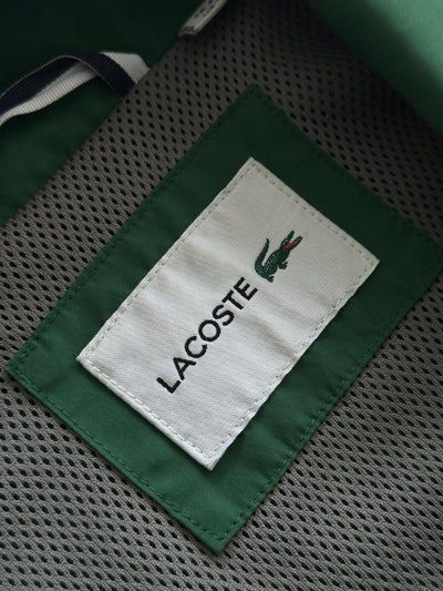 Lacoste water repellent Taffeta zip Up Jacket (S)