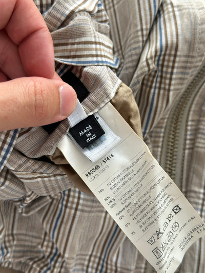 00's Dolce & Gabbana Checked Reversible Bomber Jacket (S)