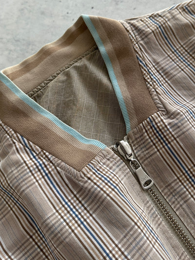 00's Dolce & Gabbana Checked Reversible Bomber Jacket (S)
