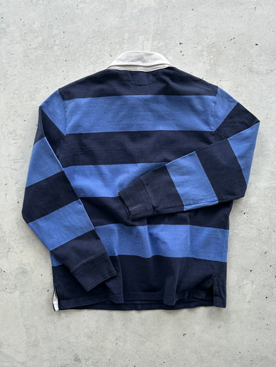 90's Ralph Lauren Heavyweight Stripe Rugby Shirt (L)
