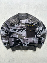 Diesel camo utility knit Crewneck Jumper (S)