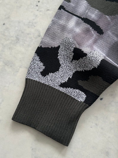 Diesel camo utility knit Crewneck Jumper (S)