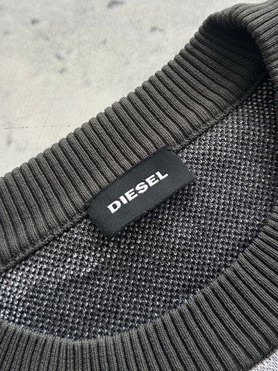 Diesel camo utility knit Crewneck Jumper (S)