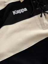 1997 Kappa Juventus laced Stripe Polo Shirt (L)