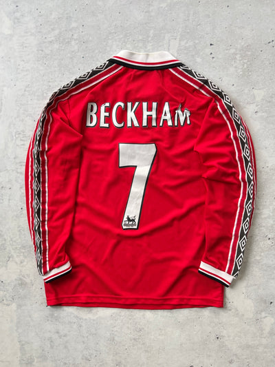 1998/99 Manchester United x Umbro 'Beckham 7' Shirt (S)