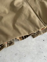 Vintage Burberry Nova Check Trench Coat / Mac (L)