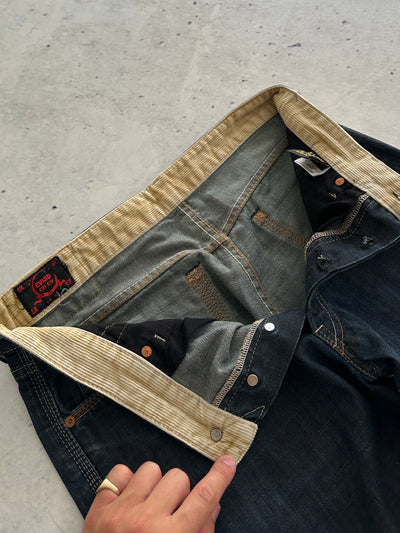 Evisu Embroidered Gull Wing Denim Jeans (W34 x L33)