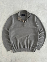 Barbour 1/4 Zip Pullover Knit Jumper (M)