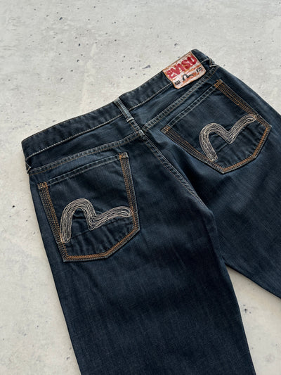 Evisu Embroidered Gull Wing Denim Jeans (W34 x L33)
