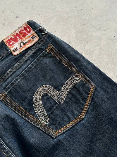 Evisu Embroidered Gull Wing Denim Jeans (W34 x L33)