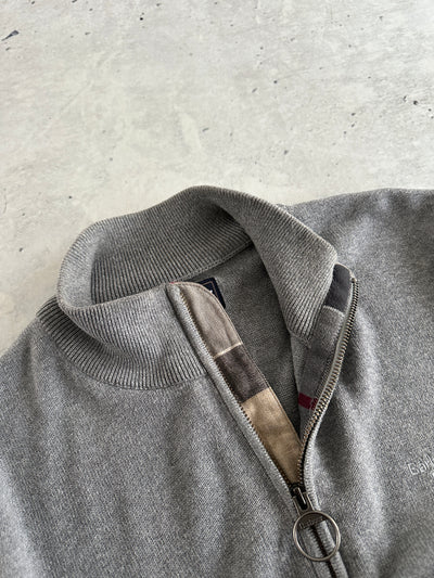 Barbour 1/4 Zip Pullover Knit Jumper (M)