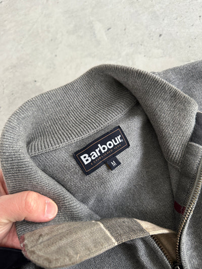 Barbour 1/4 Zip Pullover Knit Jumper (M)