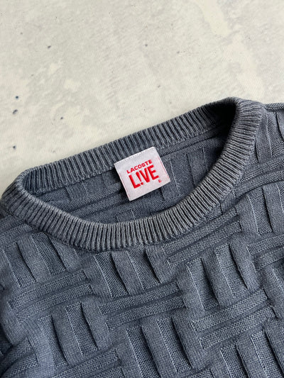 Lacoste Live Textured Crewneck Knit Jumper (S)