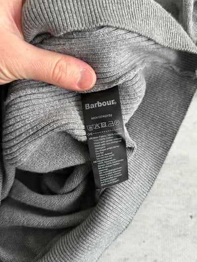 Barbour 1/4 Zip Pullover Knit Jumper (M)