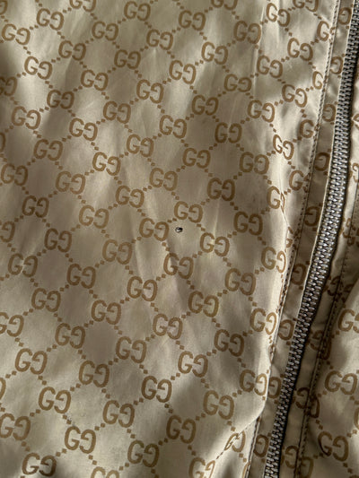 SS/11 Gucci GG Monogram Nylon Hooded Jacket (S)