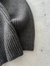 00's Stone Island Chunky Wool Knit Turtle Neck Jumper (S/M)