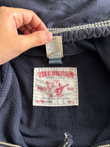 00's True Religion Contrast Stitch Heavyweight Zip Up Hoodie (L)
