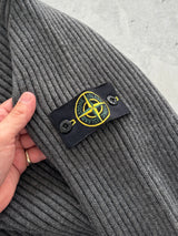 00's Stone Island Chunky Wool Knit Turtle Neck Jumper (S/M)