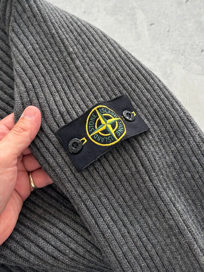 00's Stone Island Chunky Wool Knit Turtle Neck Jumper (S/M)
