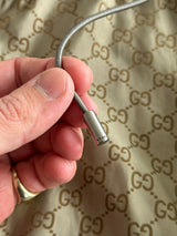 SS/11 Gucci GG Monogram Nylon Hooded Jacket (S)