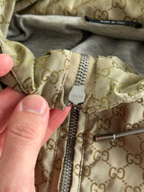 SS/11 Gucci GG Monogram Nylon Hooded Jacket (S)