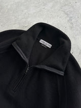AW/06 Stone Island 1/4 Zip Ribbed Knit Jumper (L)