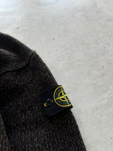 AW/96 Stone Island V Neck Chunky Knit Jumper (S/M)