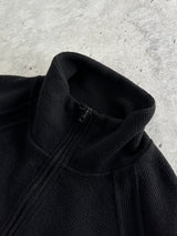 AW/06 Stone Island 1/4 Zip Ribbed Knit Jumper (L)