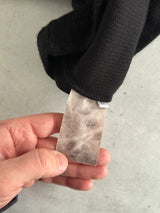 AW/06 Stone Island 1/4 Zip Ribbed Knit Jumper (L)