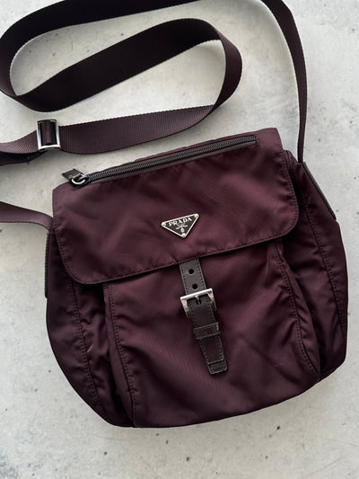Prada Tessuto Nylon Crossbody / Shoulder Bag (One Size)